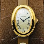 Grade 1A Replica Cartier Baignoire Gold SWISS Quartz Watch 32mm